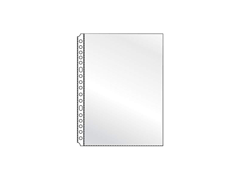 kangaro Pochette perforée, A5, PP, 0,12 mm, transparent