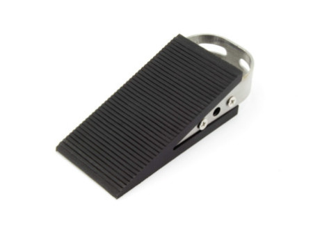kangaro Cale-porte, caoutchouc/inox, longueur: 130 mm, noir