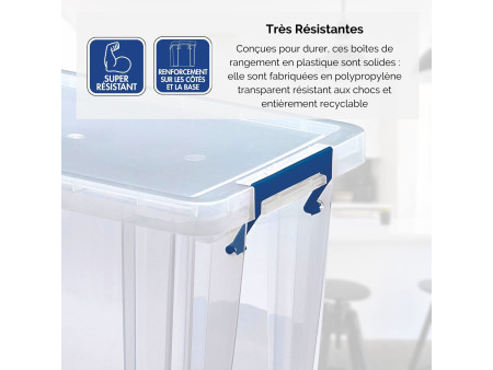 Fellowes Boîte de rangement ProStore, 18,5 litres