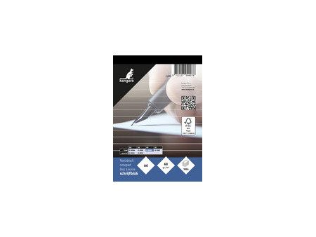 kangaro Bloc-notes A6, ligné, 100 feuilles