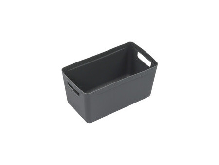 kangaro Boîte de rangement, PP, 5 litres, gris