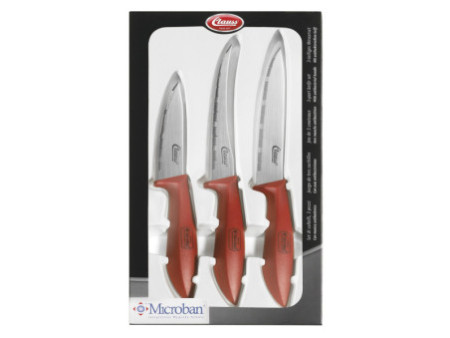 Clauss Set de couteaux, 3 pièces, rouge