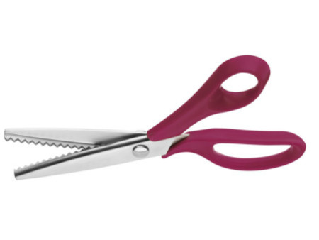 Clauss Ciseaux cranteurs, coupe en zigzag, longueur: 210 mm