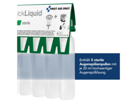 FIRST AID ONLY Solution de lavage oculaire Quick Liquid