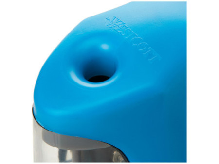 WESTCOTT Taille-crayons électrique OPP, bleu