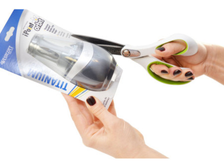 WESTCOTT Ciseaux carbo titane, longueur: 214 mm, vert/blanc