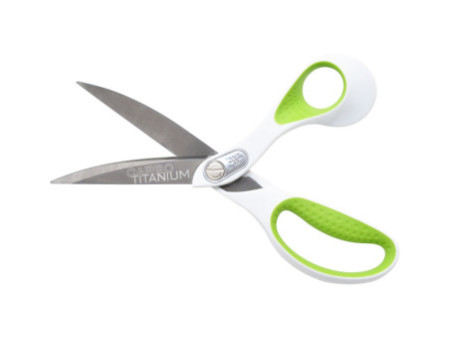 WESTCOTT Ciseaux carbo titane, longueur: 238 mm, vert/blanc