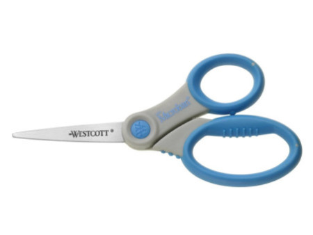 WESTCOTT Ciseaux Microban Softgrip, longueur: 155 mm