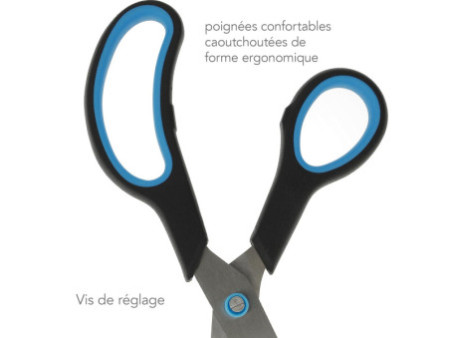 WESTCOTT Ciseaux Easy Grip, lot de 3