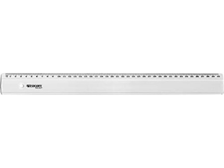 WESTCOTT Règle plate, en plastique, longueur: 400 mm