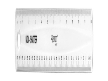 WESTCOTT Règle plate, longueur: 300 mm, souple, transparent