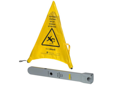 easyabsorb Cône de signalisation Pop-Up 'Sol glissant' jaune