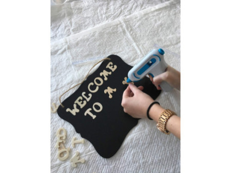 WESTCOTT Mini-pistolet à colle avec embout 'non stick'