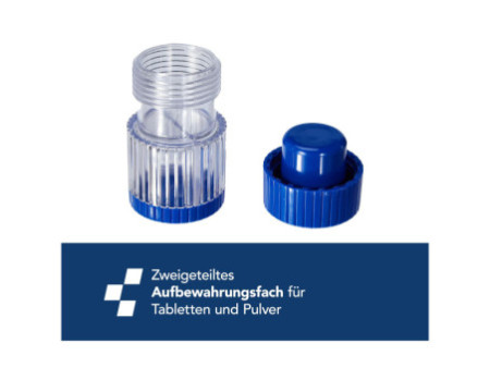 FIRST AID ONLY Broyeur de comprimés, bleu/transparent
