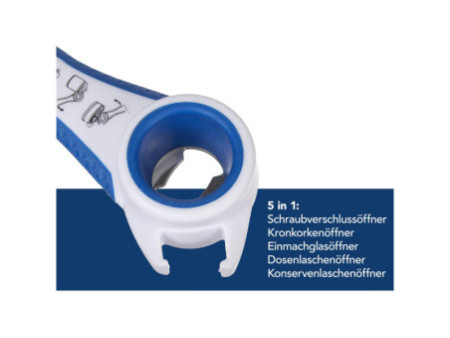 FIRST AID ONLY Aide ouvre bouteille & canette, blanc/bleu