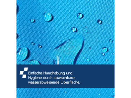 FIRST AID ONLY Bavoir pour adultes, avec scratch, bleu