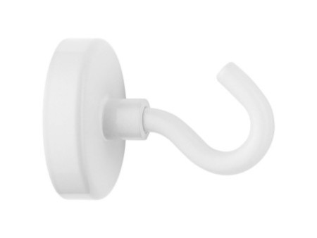 WESTCOTT Crochet aimanté, diamètre: 48 mm, rond, blanc