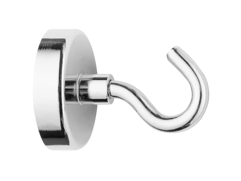 WESTCOTT Crochet aimanté, diamètre: 48 mm, rond, argent