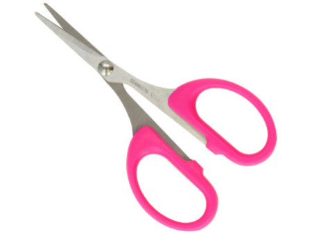 WESTCOTT Ciseaux à silhouette, rond, longueur : 100 mm, rose