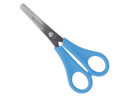 WESTCOTT Ciseaux de bricolage pour enfants, bleu