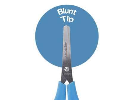 WESTCOTT Ciseaux de bricolage pour enfants, bleu