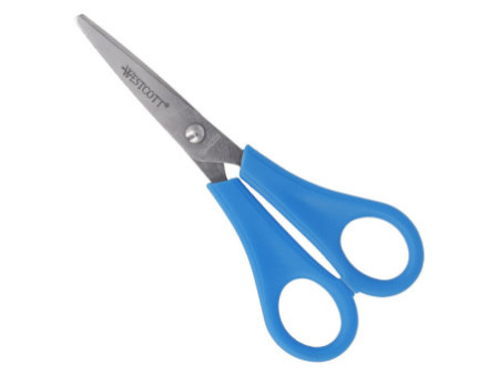 WESTCOTT Ciseaux de bricolage pour enfants, bleu