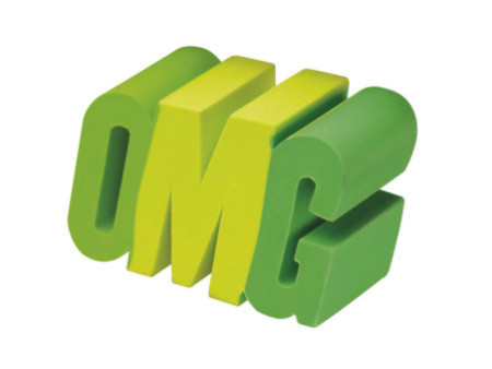 WESTCOTT Gomme en plastique OMG, vert