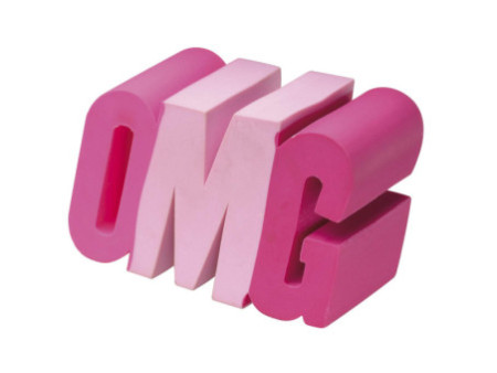 WESTCOTT Gomme en plastique OMG, rose