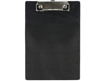 WESTCOTT Porte-bloc à pince, plastifié, A5, noir