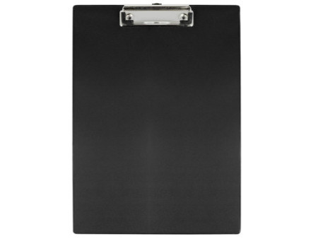 WESTCOTT Porte-bloc à pince, plastifié, A4, noir