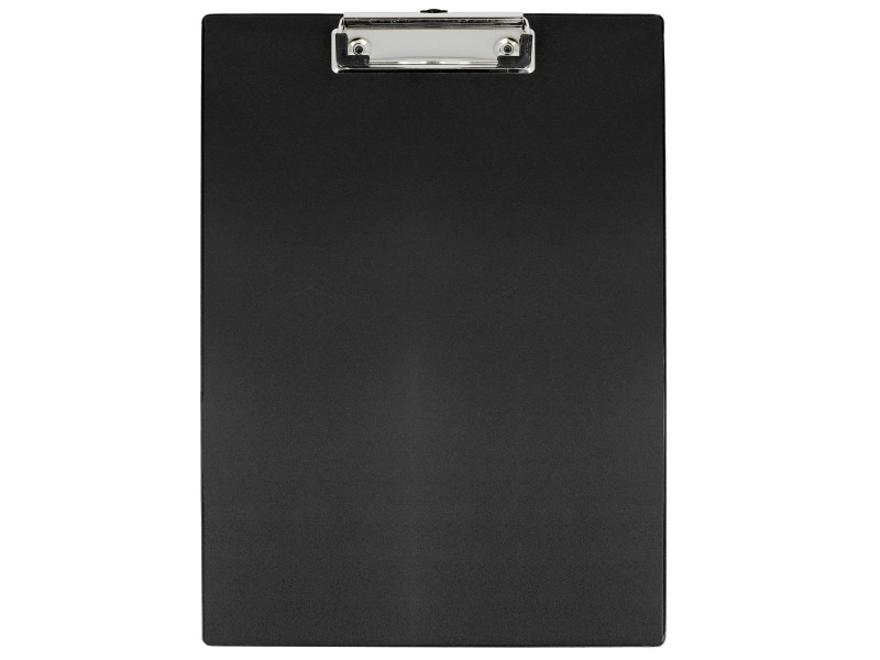 WESTCOTT Porte-bloc à pince, plastifié, A4, noir