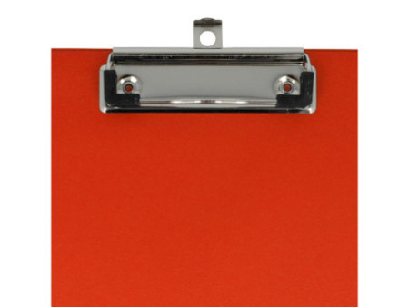 WESTCOTT Porte-bloc à pince, plastifié, A4, rouge