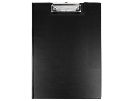 WESTCOTT Chemise porte-bloc à pince, plastifié, A4, noir