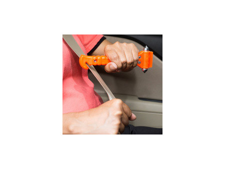 FIRST AID ONLY Marteau de secours 2 en 1, orange