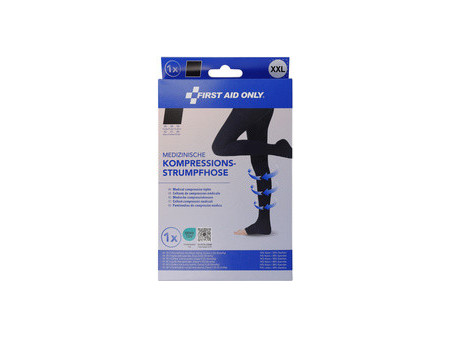 FIRST AID ONLY Collants de contention, L, noir
