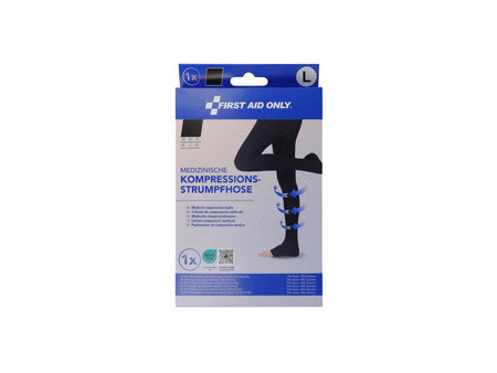 FIRST AID ONLY Collants de contention, XXL, noir