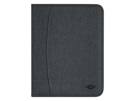 WEDO Serviette classeur COLLEGE, A4, polyester, gris chiné
