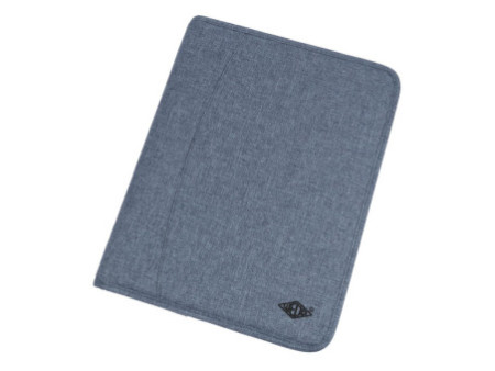 WEDO Serviette classeur 'DENIM', A4, en polyester, bleu mêlé