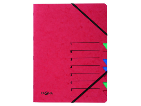 PAGNA trieur 'EASY', format A4, carton, 7 compartiments,