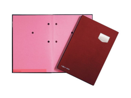 PAGNA Parapheur 'DE LUXE', A4, 10 compartiments, rouge