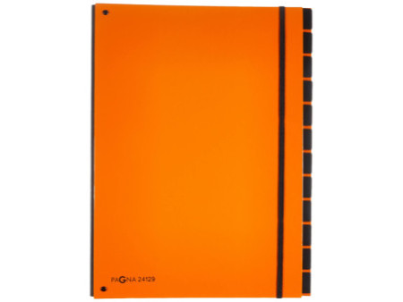 PAGNA Trieur Trend, A4, 10 compartiments, orange