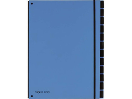 PAGNA Trieur Trend, A4, 12 compartiments, bleu ciel