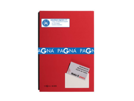 PAGNA parapheur Color, format A4, 20 compartiments, rouge