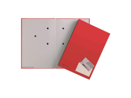PAGNA parapheur Color, format A4, 20 compartiments, rouge