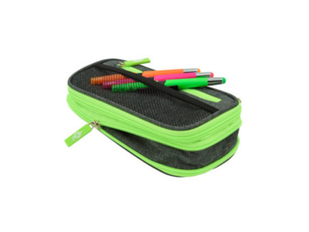 WEDO Trousse NEON Stretch avec rabat intérieur, vert fluo