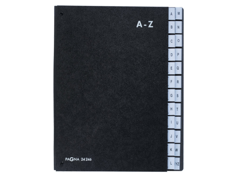 PAGNA trieur, format A4, 24 positions, A - Z, noir