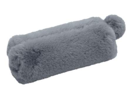 WEDO Trousse 'FLUFFY', en peluche, gris bleu