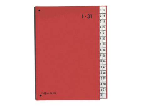 PAGNA Trieur Color, format A4, 1 - 31, 31 compartiments