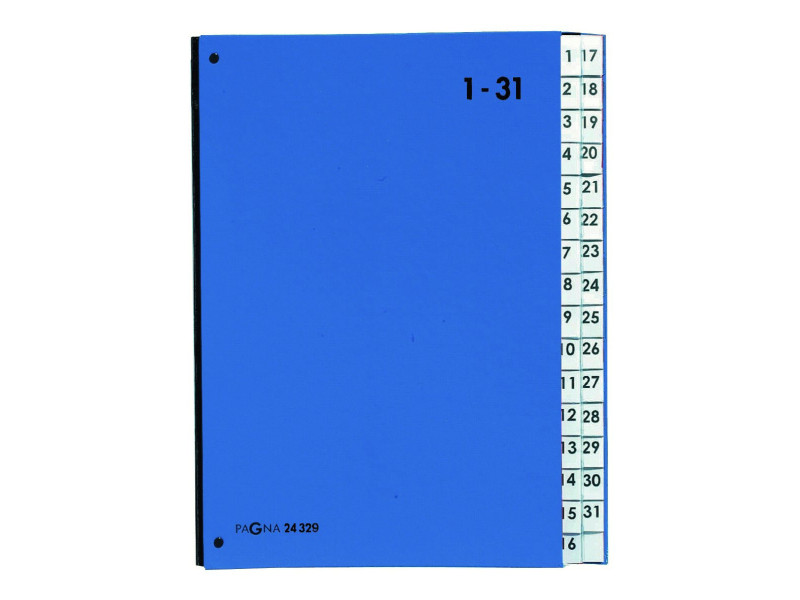 PAGNA Trieur Color, format A4, 1 - 31, 31 compartiments