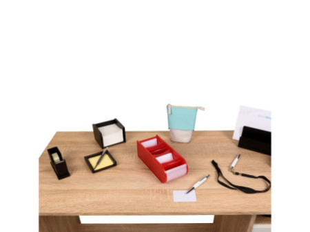 WEDO Fichier éducatif A8 paysage, 100 fiches, rouge